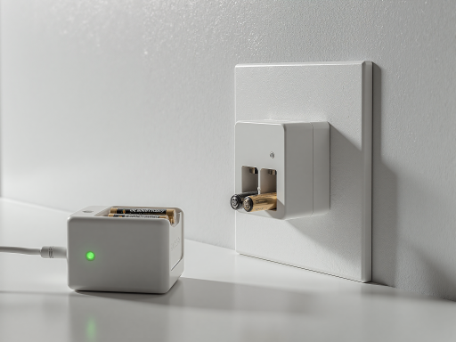 电子科技公司标识，绿色方块徽标，白色几何图形，简洁现代风格